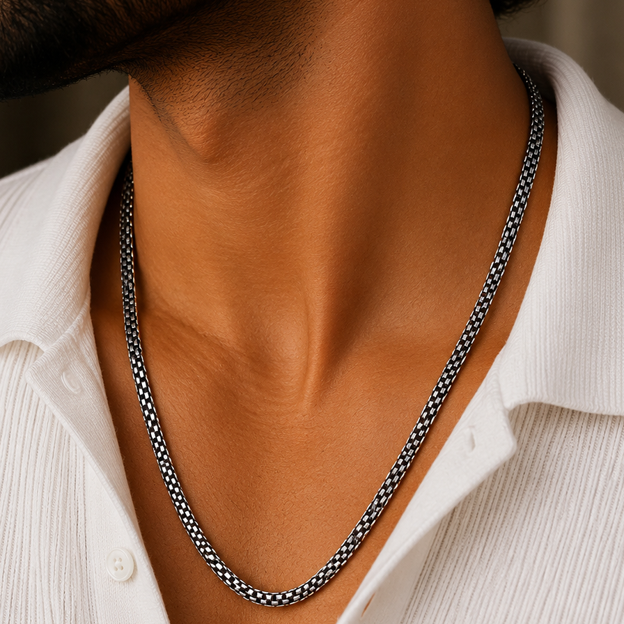 Boys Silver Chain